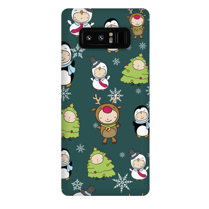 Galaxy Note 8 StrongFit Children Christmas Costumes Pattern by Bledi