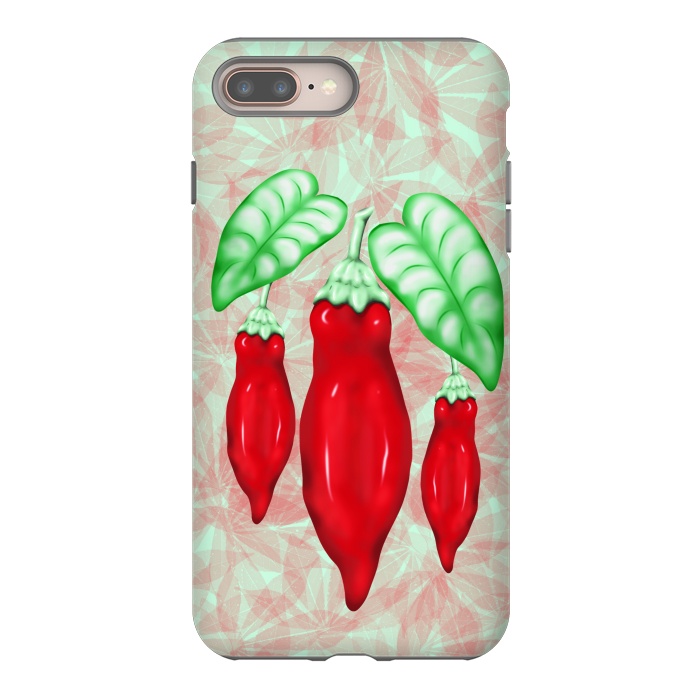 iPhone 7 plus StrongFit Red Hot Chilli Pepper Decorative Food Art by BluedarkArt