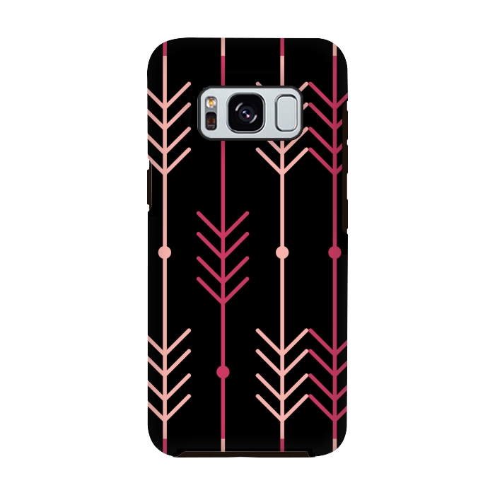 Galaxy S8 StrongFit pink arrow pattern by MALLIKA