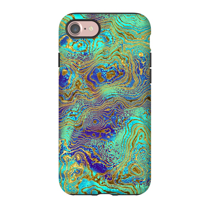 iPhone 7 StrongFit Abstract Marble II by Art Design Works