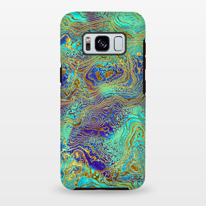 Galaxy S8 plus StrongFit Abstract Marble II by Art Design Works