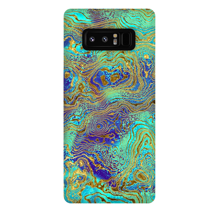 Galaxy Note 8 StrongFit Abstract Marble II by Art Design Works