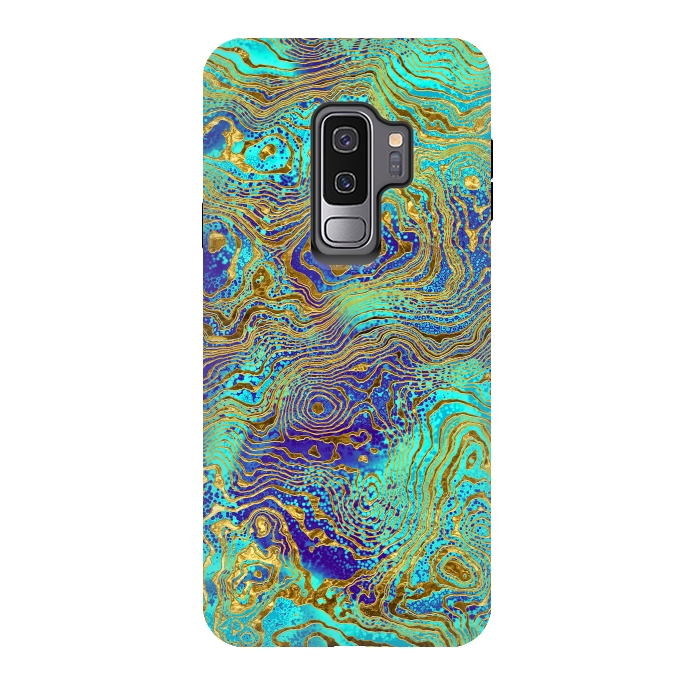 Galaxy S9 plus StrongFit Abstract Marble II by Art Design Works