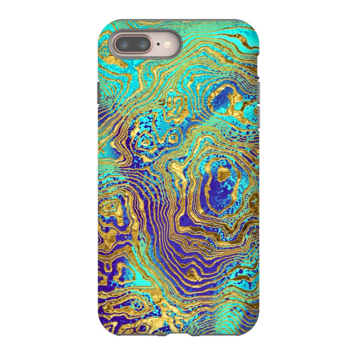 iPhone 7 plus StrongFit Abstract Marble IV by Art Design Works
