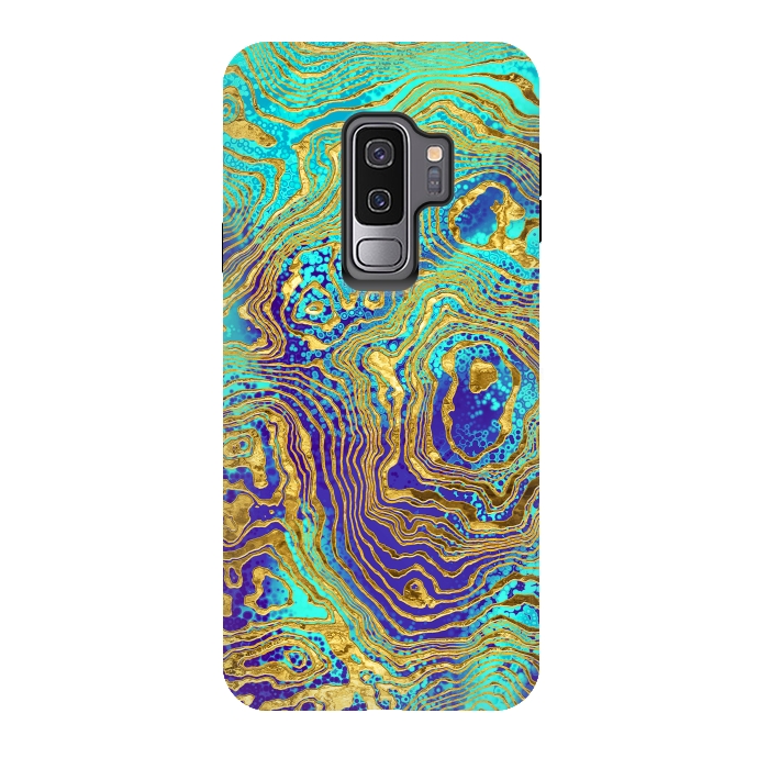 Galaxy S9 plus StrongFit Abstract Marble IV by Art Design Works