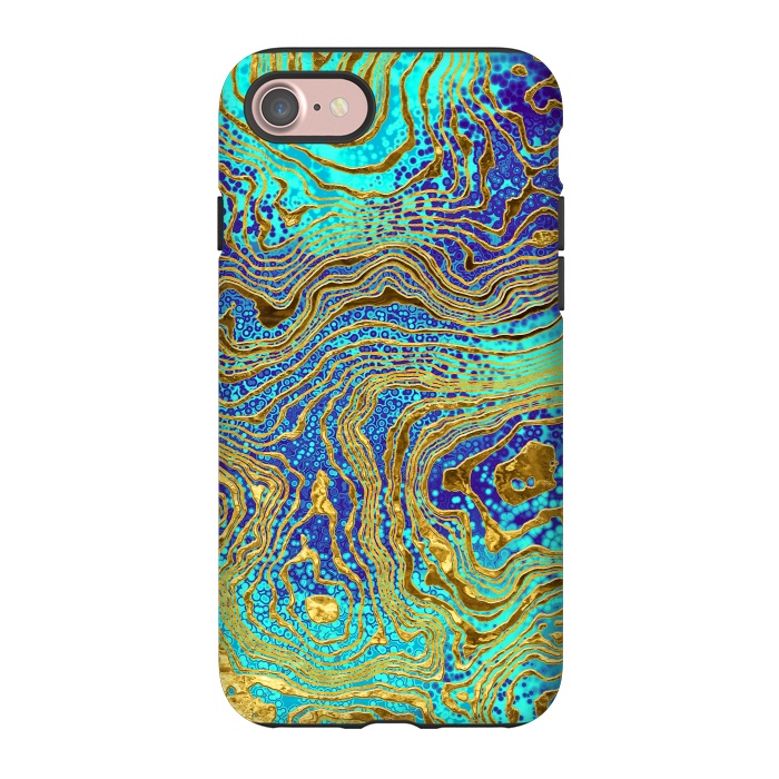 iPhone 7 StrongFit Abstract Marble III by Art Design Works