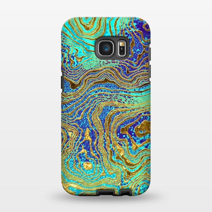 Galaxy S7 EDGE StrongFit Abstract Marble III by Art Design Works