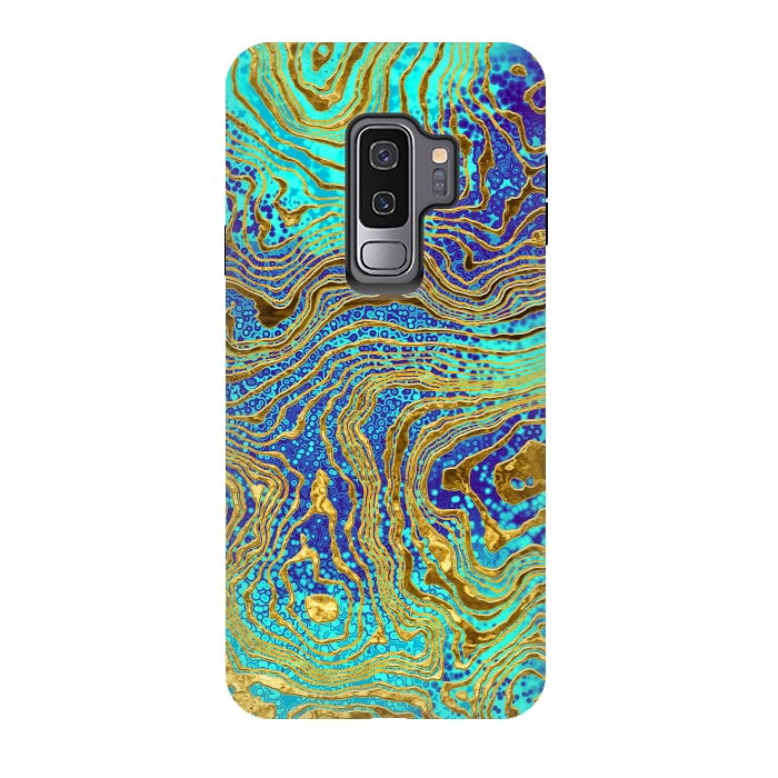 Galaxy S9 plus StrongFit Abstract Marble III by Art Design Works