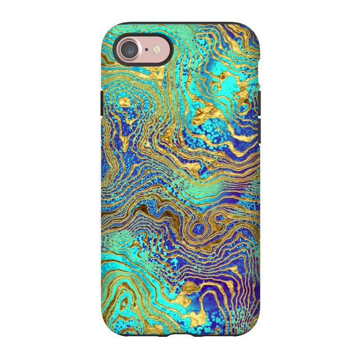 iPhone 7 StrongFit Abstract Marble V by Art Design Works