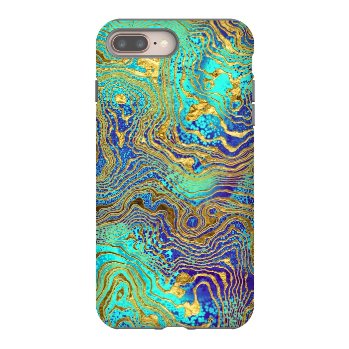 iPhone 7 plus StrongFit Abstract Marble V by Art Design Works