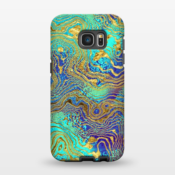 Galaxy S7 EDGE StrongFit Abstract Marble V by Art Design Works