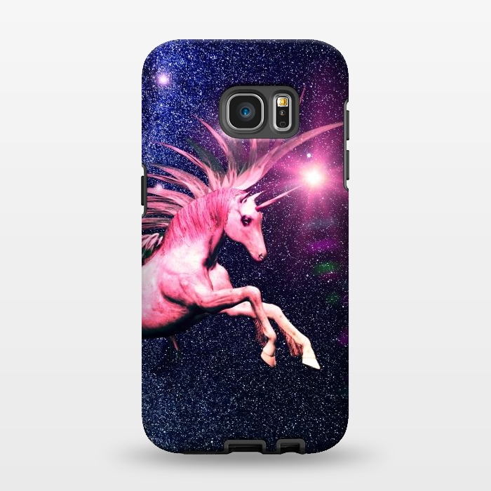 Galaxy S7 EDGE StrongFit Unicorn Blast by Gringoface Designs