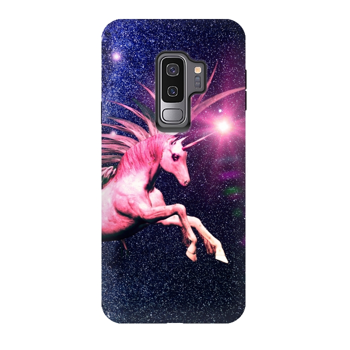 Galaxy S9 plus StrongFit Unicorn Blast by Gringoface Designs