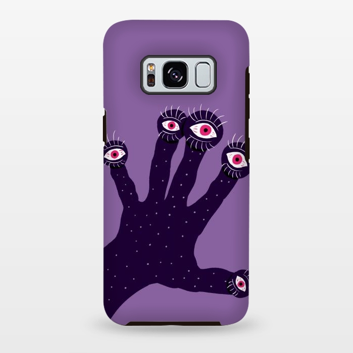 Galaxy S8 plus StrongFit Weird Hand With Watching Eyes by Boriana Giormova