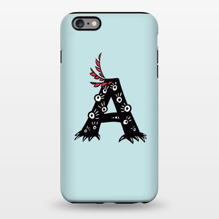 iPhone 6/6s plus StrongFit Letter A Funny Monster Drawing by Boriana Giormova