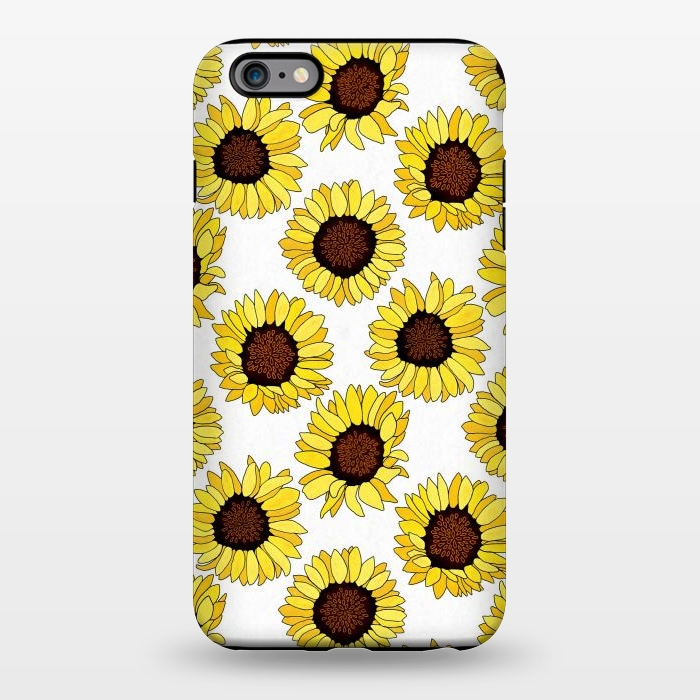 iPhone 6/6s plus StrongFit Sunflowers Are The new Roses! - White  by Tigatiga