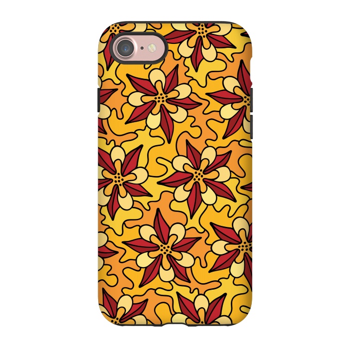 iPhone 7 StrongFit Aquilegia Pattern by Majoih