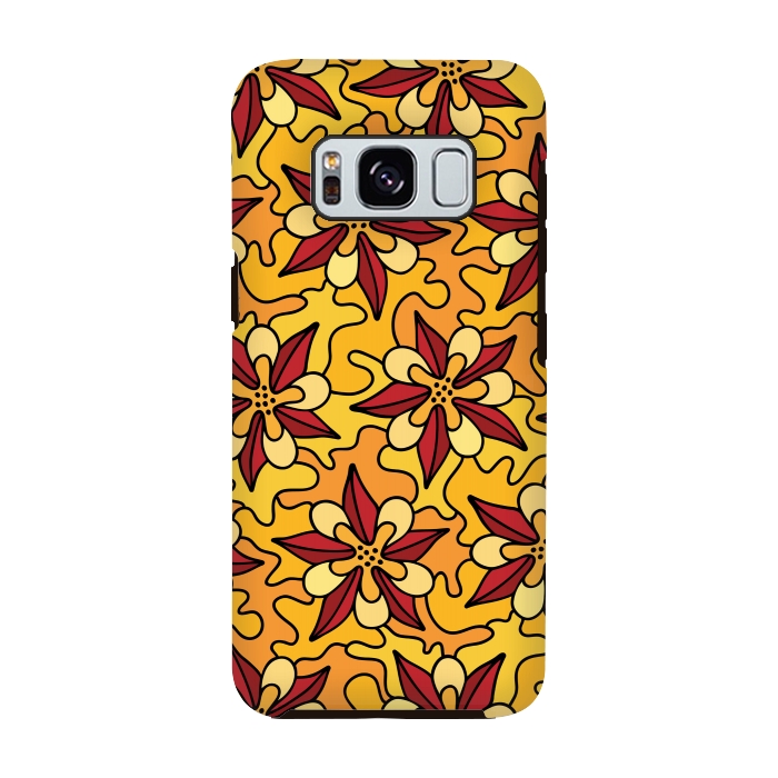 Galaxy S8 StrongFit Aquilegia Pattern by Majoih