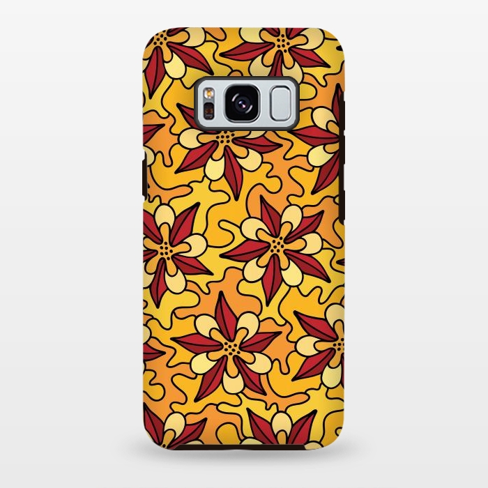 Galaxy S8 plus StrongFit Aquilegia Pattern by Majoih