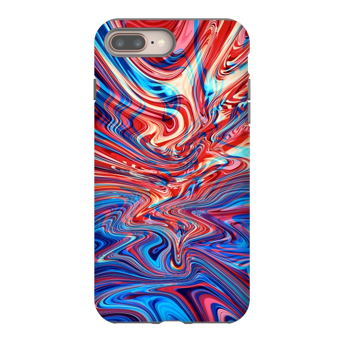 iPhone 7 plus StrongFit Abstract Waves by Art Design Works