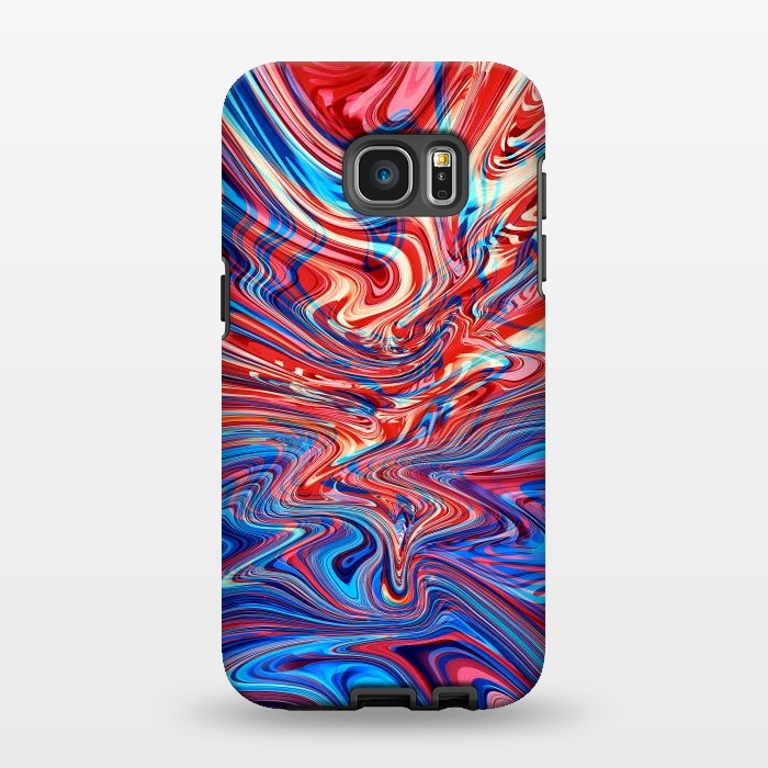 Galaxy S7 EDGE StrongFit Abstract Waves by Art Design Works