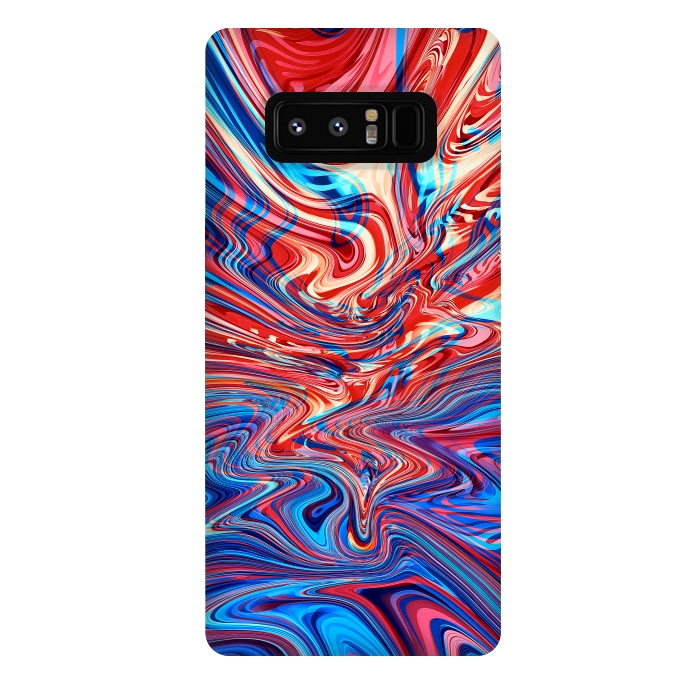 Galaxy Note 8 StrongFit Abstract Waves by Art Design Works