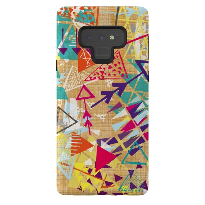 Galaxy Note 9 StrongFit Tribal Arrows by Rachael Taylor