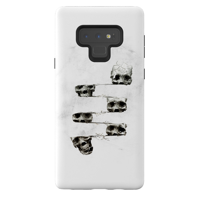 Galaxy Note 9 StrongFit Skull 3 by Ali Gulec