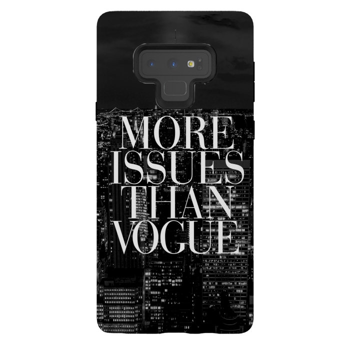 Galaxy Note 9 StrongFit Siphone vogue issues nyc skyline by Rex lambo