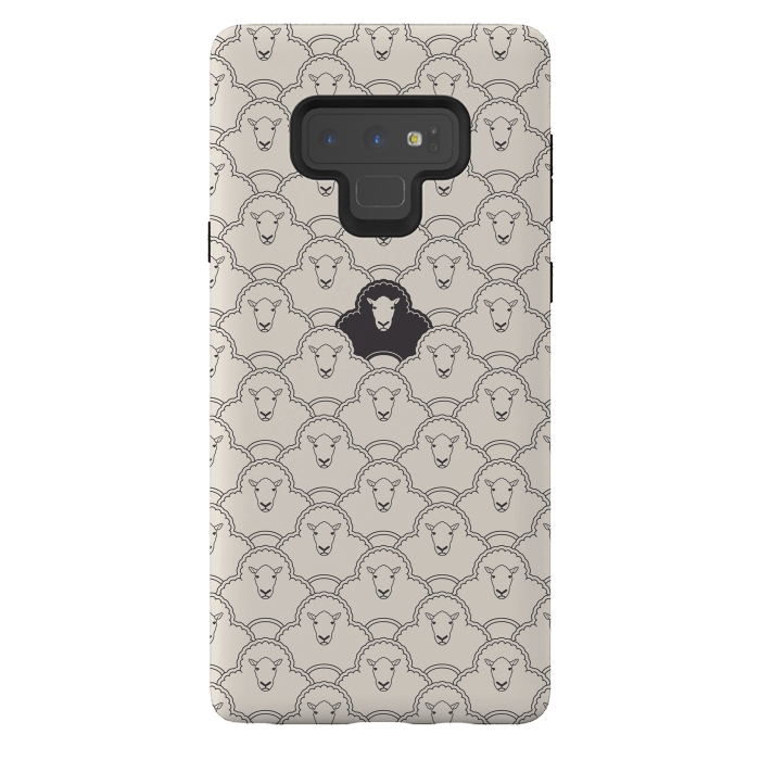 Galaxy Note 9 StrongFit Black Sheep by Davies Babies