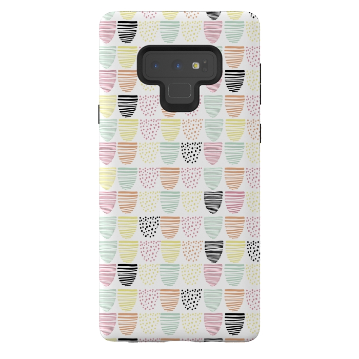 Galaxy Note 9 StrongFit Scandi Doodle by Alice Perry Designs
