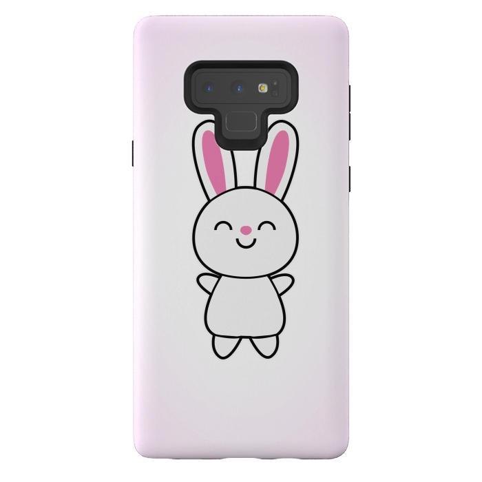 Galaxy Note 9 StrongFit Cute Rabbit Bunny by Philipp Rietz