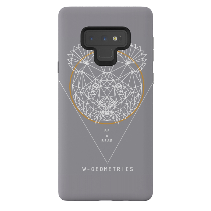 Galaxy Note 9 StrongFit Bear by W-Geometrics