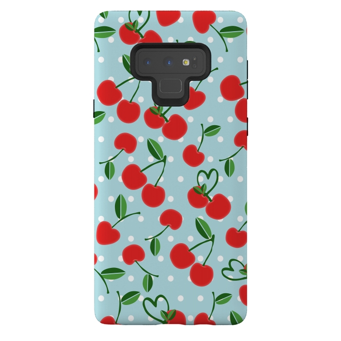 Galaxy Note 9 StrongFit Cherries by Leska Hamaty