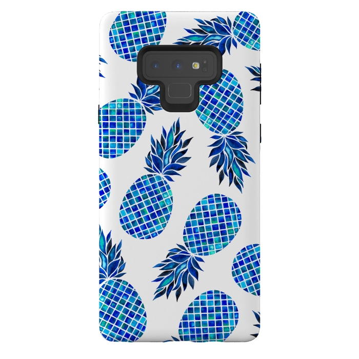 Galaxy Note 9 StrongFit Sea Pineapples by Amaya Brydon
