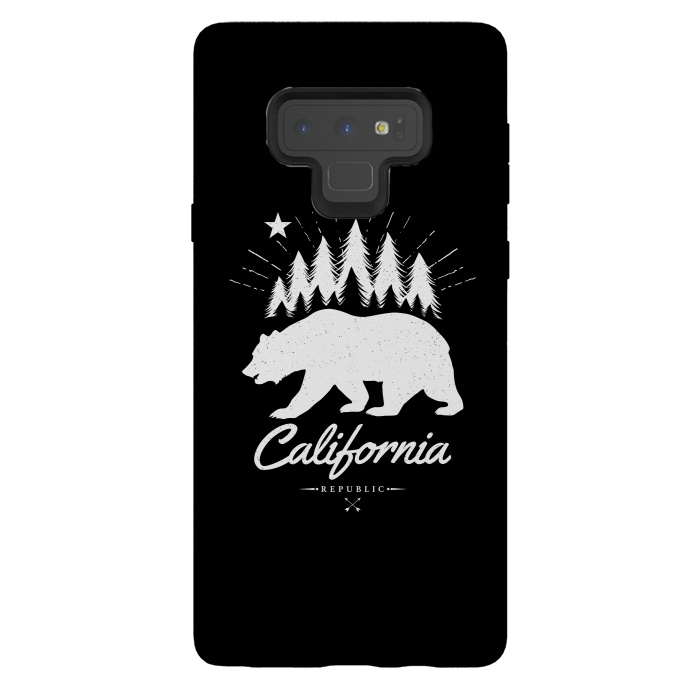 Galaxy Note 9 StrongFit California Republic by Mitxel Gonzalez