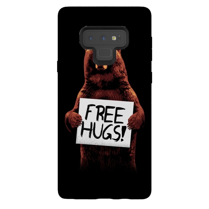 Galaxy Note 9 StrongFit Free Hugs by Mitxel Gonzalez