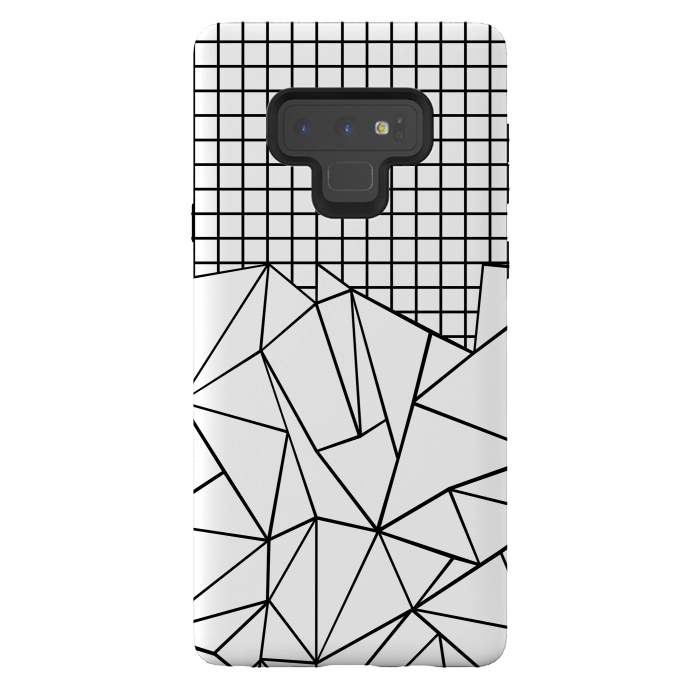 Galaxy Note 9 StrongFit AB Grid White by Project M