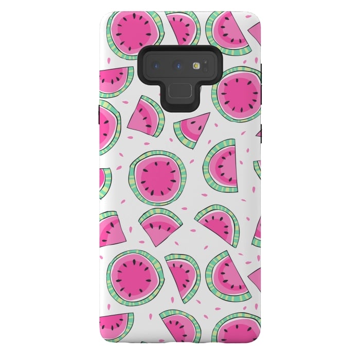 Galaxy Note 9 StrongFit Watermelons by Laura Grant