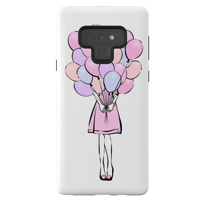 Galaxy Note 9 StrongFit Balloon Girl  by Martina