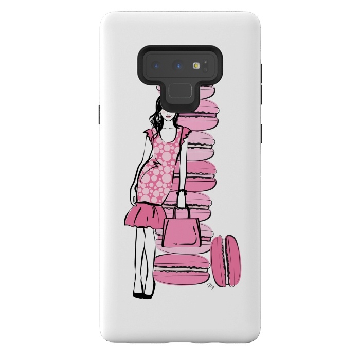 Galaxy Note 9 StrongFit Macaron Lover by Martina