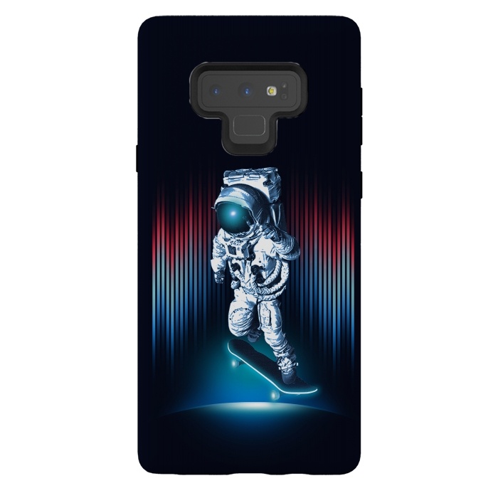 Galaxy Note 9 StrongFit Space Skater by Steven Toang