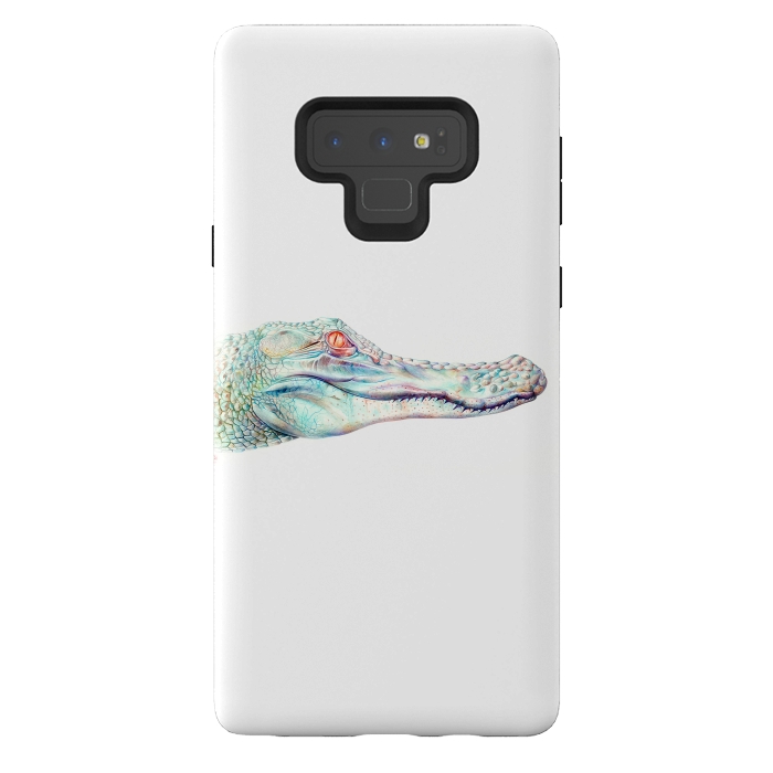 Galaxy Note 9 StrongFit Albino Aligator by Brandon Keehner