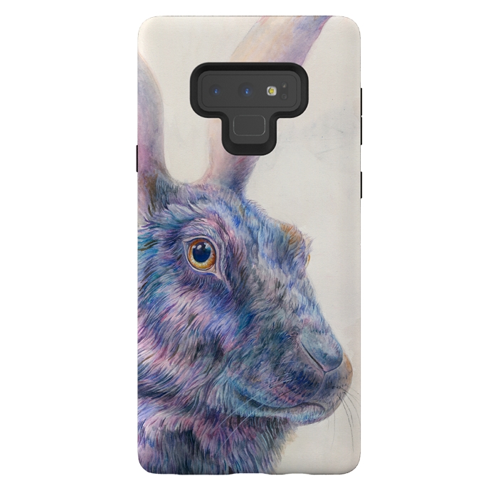 Galaxy Note 9 StrongFit Black Rabbit by Brandon Keehner