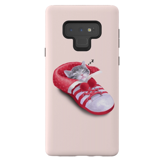 Galaxy Note 9 StrongFit Cat in The Shoe by Tummeow