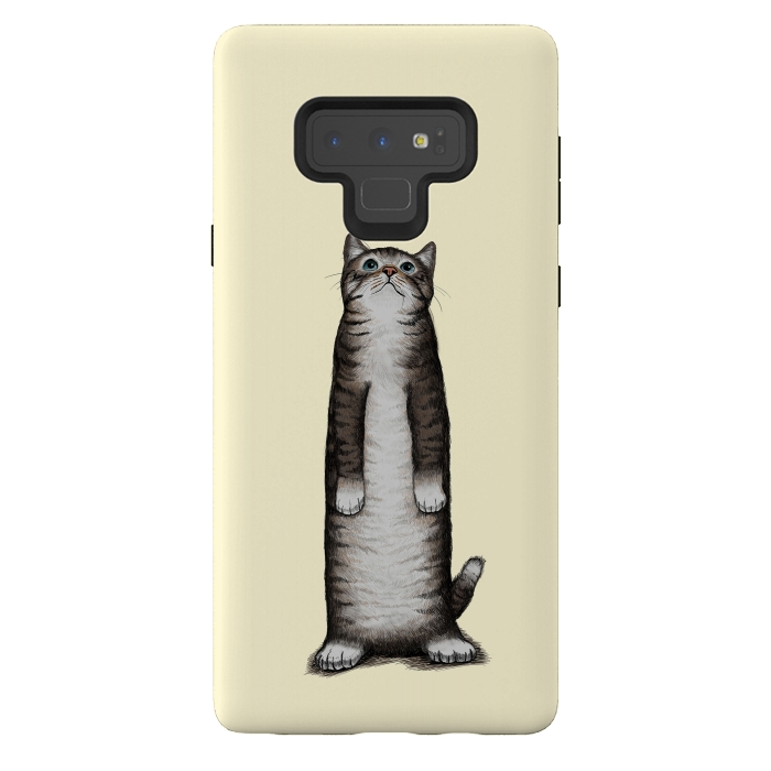 Galaxy Note 9 StrongFit Look Cat by Tummeow