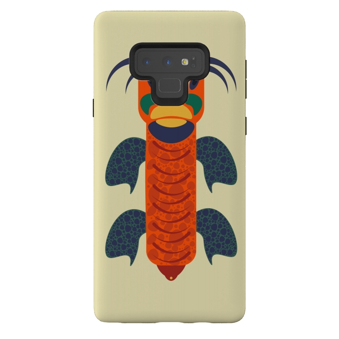 Galaxy Note 9 StrongFit Tortoise-orange by Parag K