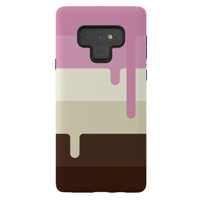 Galaxy Note 9 StrongFit Neapolitan Ice Cream by Dellán
