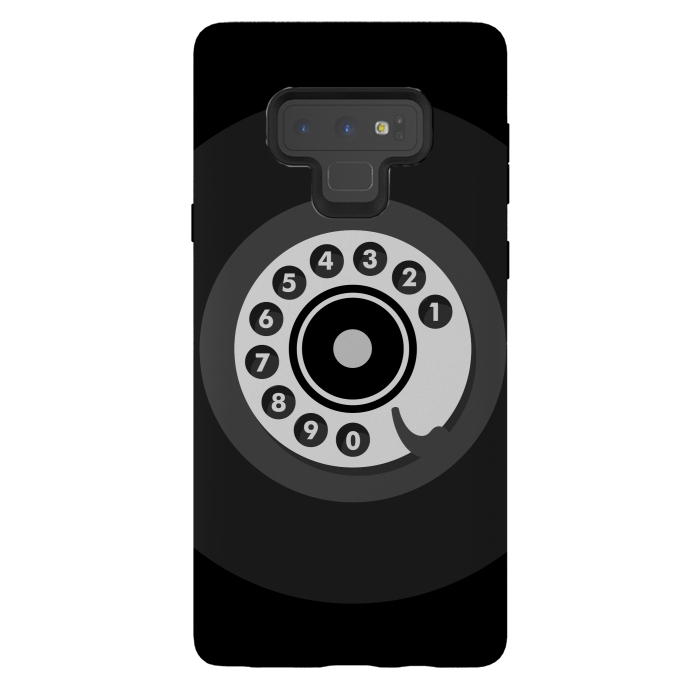 Galaxy Note 9 StrongFit Vintage Black Phone by Dellán