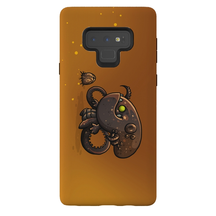 Galaxy Note 9 StrongFit Cute Alien by Q-Artwork
